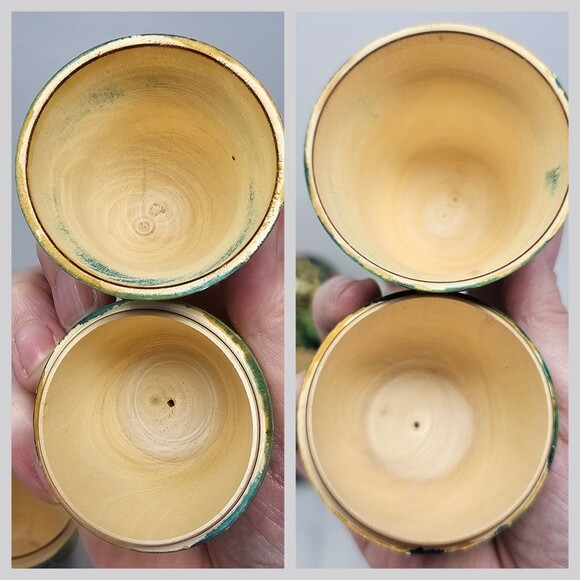 Vtg 10pc Matryoshka 11" Artist Signed Russian A Baba Yaga Tale Nesting Dolls - Picture 13 of 15